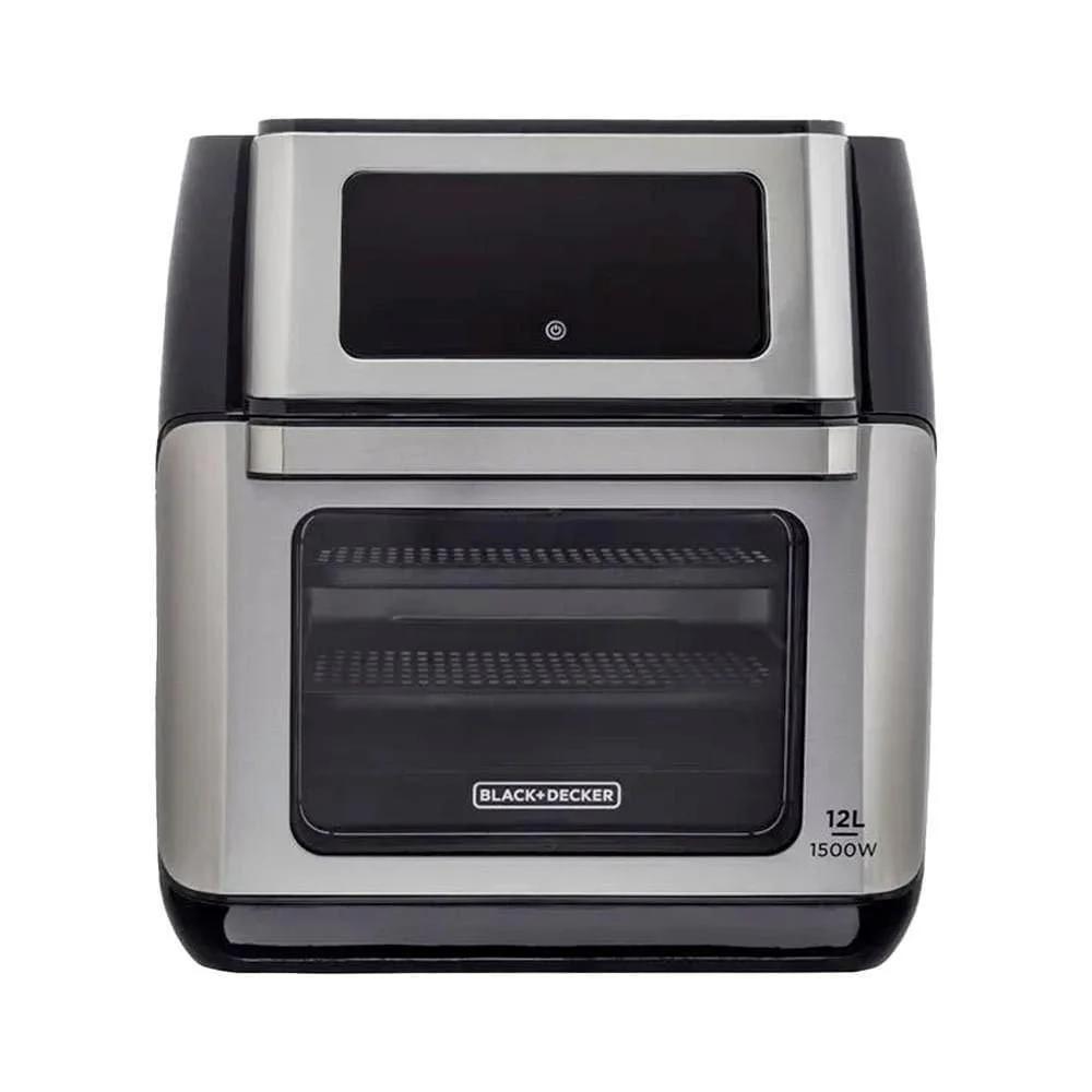 Air Fryer Oven Black+Decker 5 em 1 Gourmand Gris 12L 127V