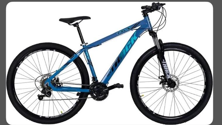 Bicicleta TK3 Track Aro 29 Alumínio 21 Velocidades Azul Zimbro